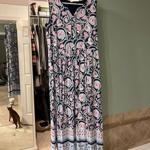 Talbots sleeveless dress. Size 16